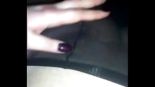 Amature cum in pantyhose unmentionables fast handjob&excl;