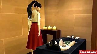 Asian step-mom Helping stepson Masturbate In The Bath &vert;&vert; step-mom Catches Her step-son Masturbating